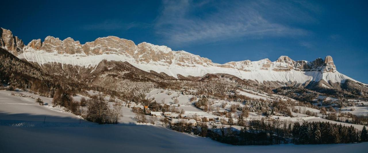 Les chalets de Pré Clos en Vercors Saint-Andéol Esterno foto