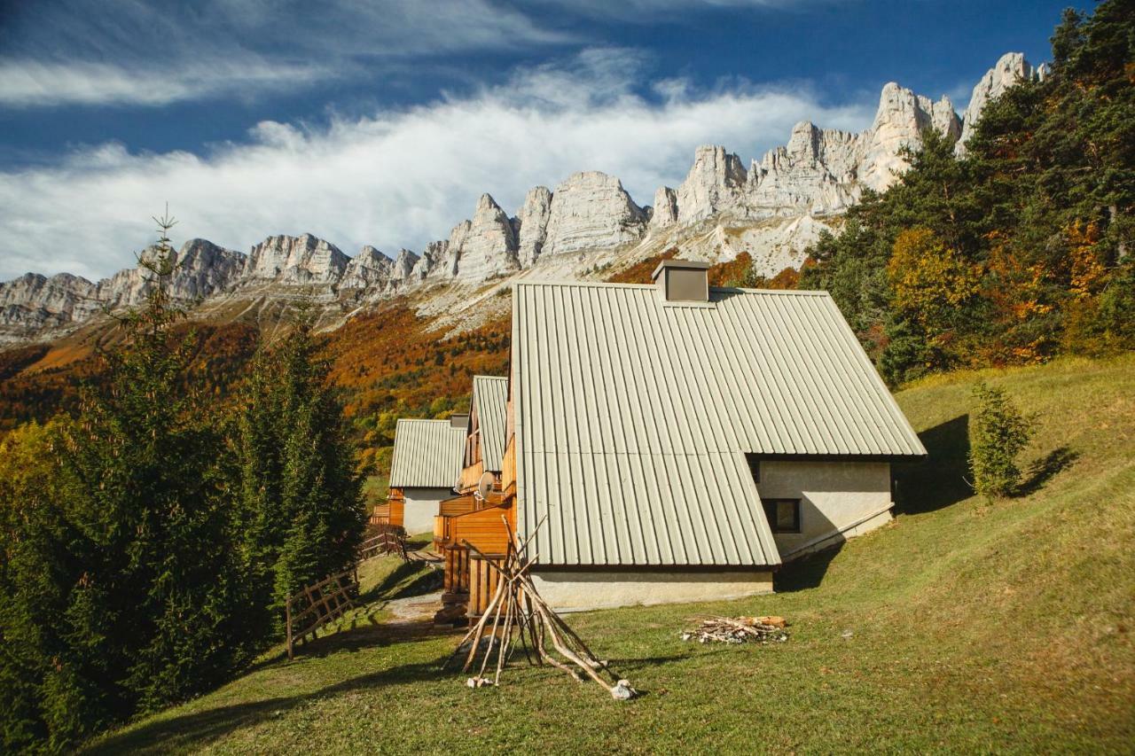 Les chalets de Pré Clos en Vercors Saint-Andéol Esterno foto