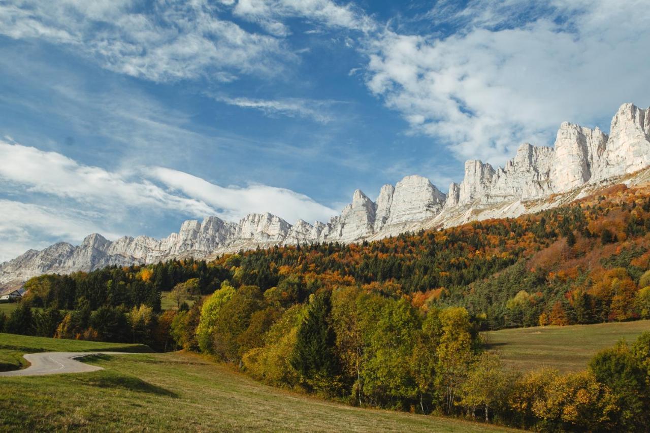 Les chalets de Pré Clos en Vercors Saint-Andéol Esterno foto